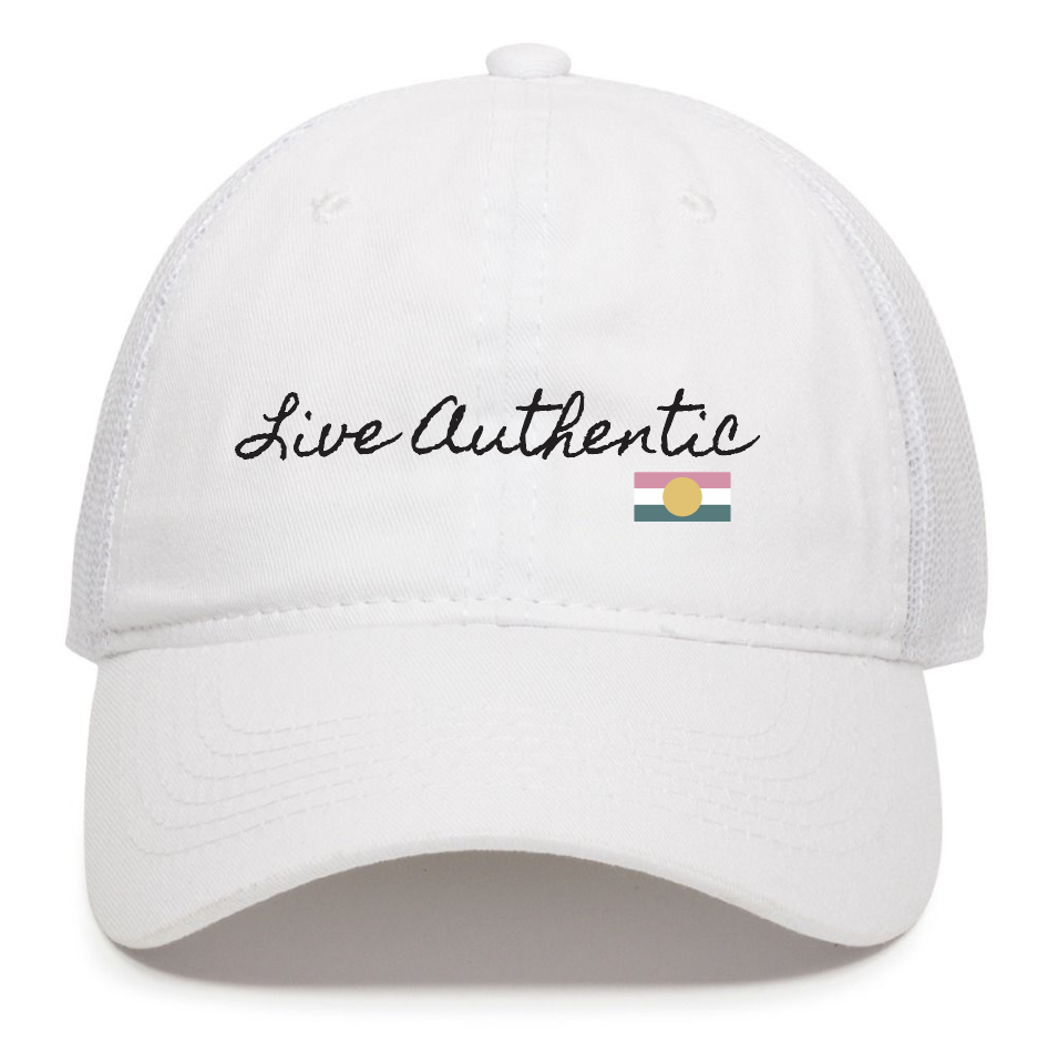 Live Authentic Trucker Hats - T. Georgiano's