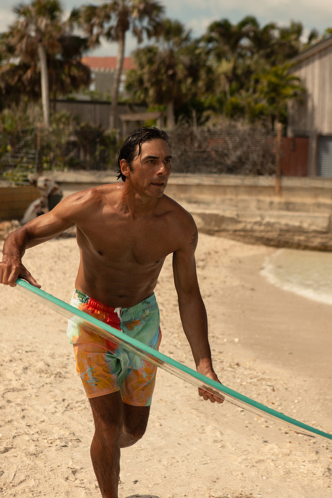 Mak's Mirage Recycled Swim Trunks - T. Georgiano's