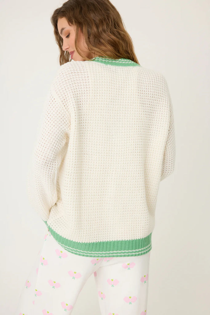 RSHCCA Courtside Waffle Stitch Cardigan