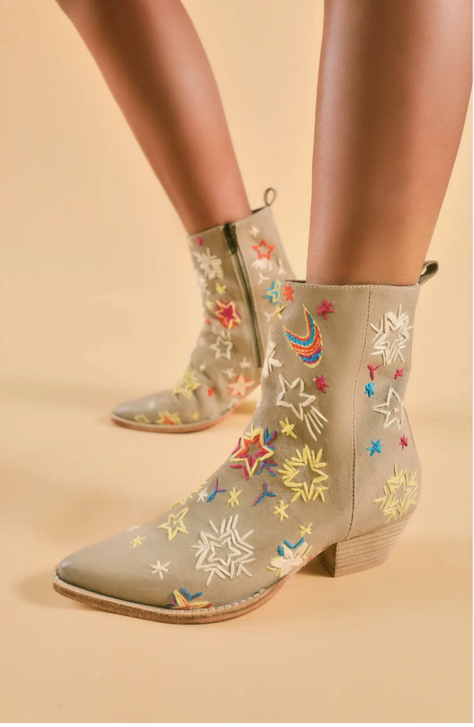 Bowers Embroidered Bootie - T. Georgiano's