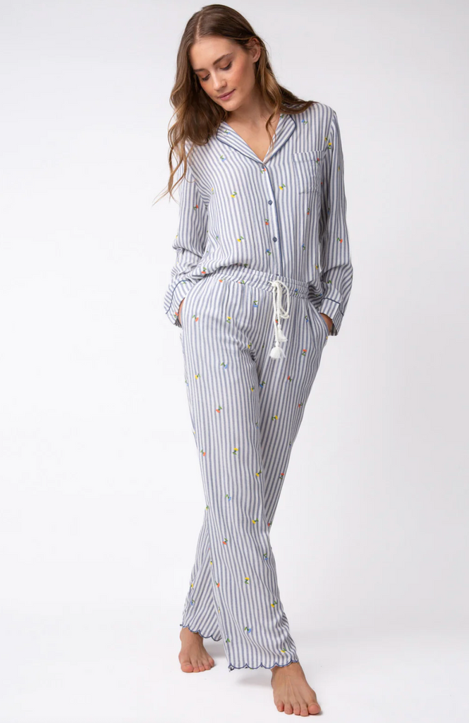 Longlseeve Buttercup Pajama Shirt - T. Georgiano's