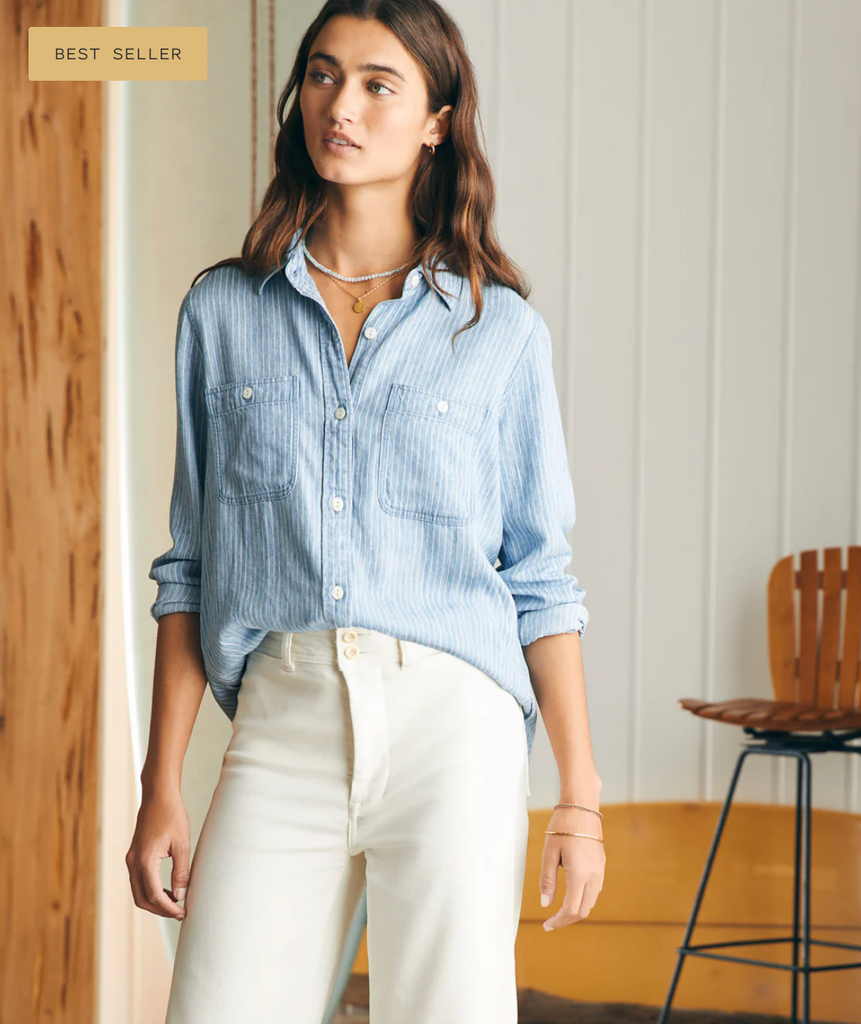The Tried and True Chambray Shirt - T. Georgiano's