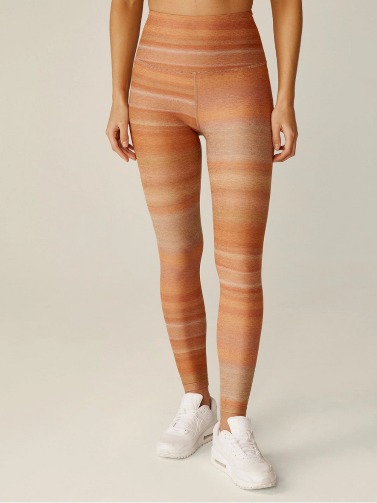 NK4683 Ombre Stripe SoftMark Caught in the Midi HW Midi Legging - T. Georgiano's