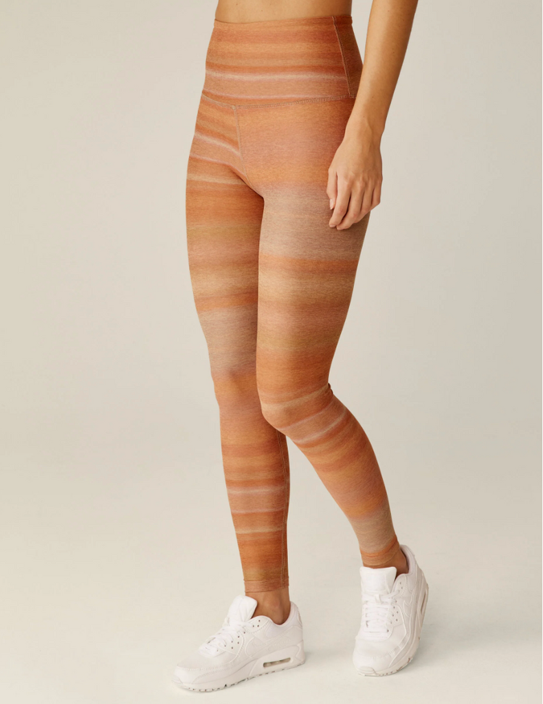 NK4683 Ombre Stripe SoftMark Caught in the Midi HW Midi Legging - T. Georgiano's