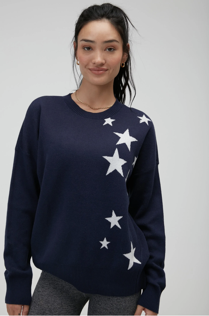Shooting Star Relaxed Sweater - T. Georgiano's