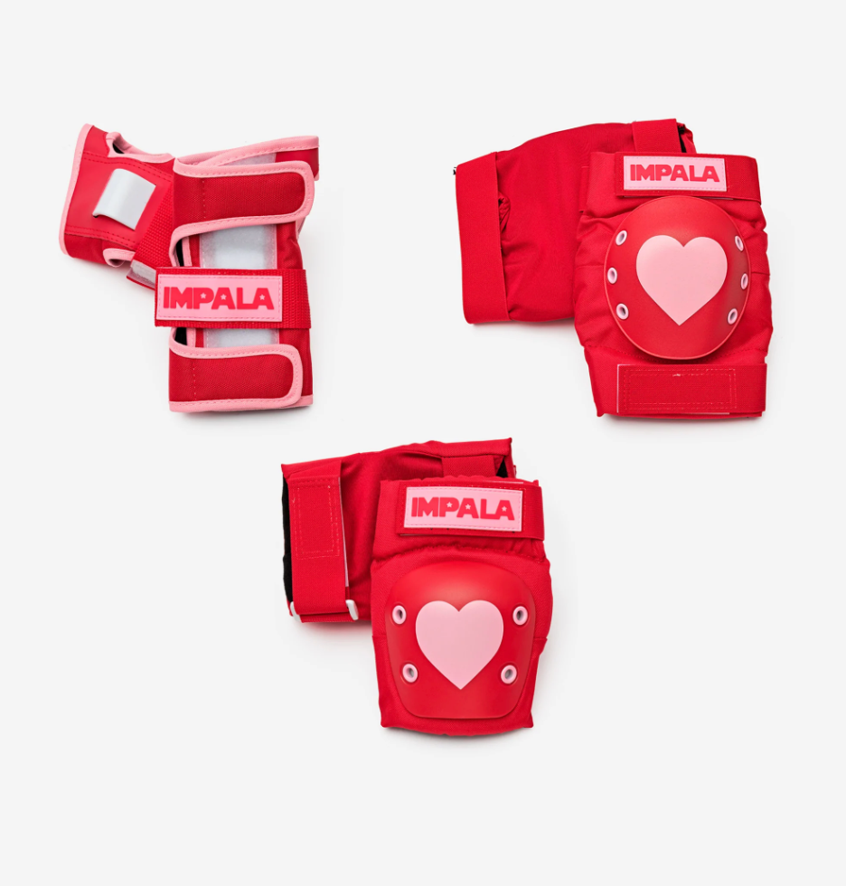IMPALA Protective Set - Red Hearts - T. Georgiano's