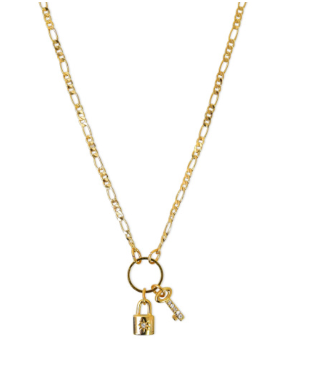 Lock and Key Necklace - T. Georgiano's