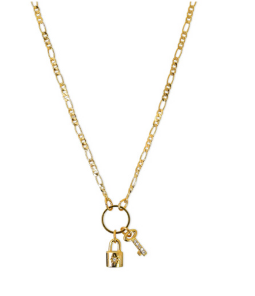 Lock and Key Necklace - T. Georgiano's